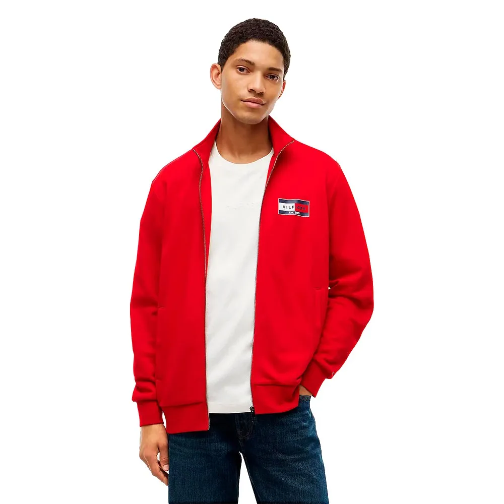 Tommy Hilfiger — Jersey con cremallera Brand Love Small Flag